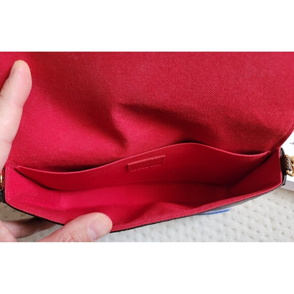 EUC LOUIS VUITTON Pochette Felicie PATCHES Shoulder Bag N60129 Damier, RECEIPT - Picture 5 of 16